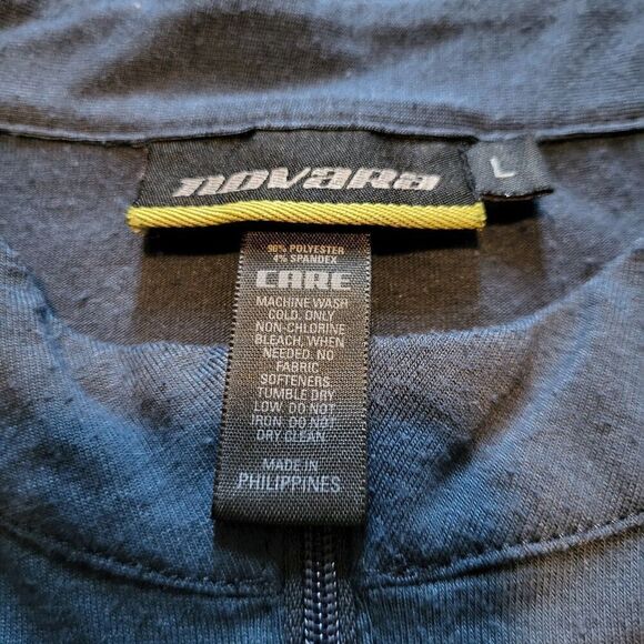 Novara Cycling Jersey Half Zip Shirt with Right Back Pocket Mens Large - Picture 5 of 9